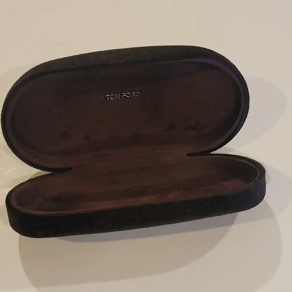 Tom Ford Black Velour Sunglasses Case Hard Clamshell